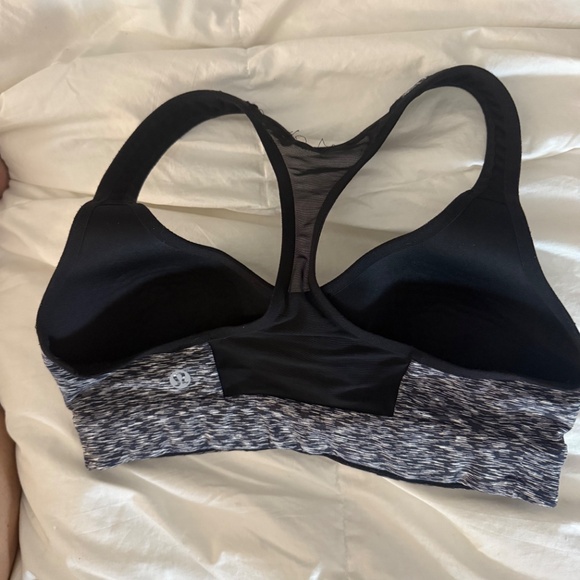 Lululemon Speed Up Bra Spaced Out Space Dye Black and White Size 4 - Picture 4 of 5